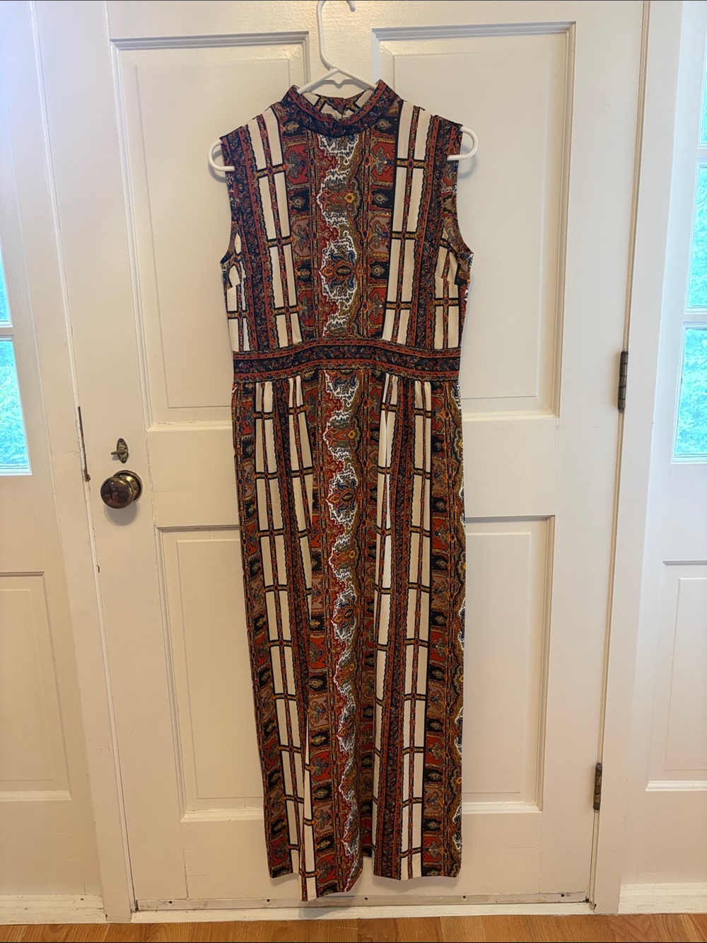 Rare Vintage 1970s custom-made evening gown.